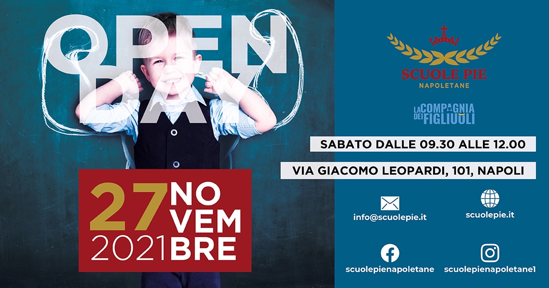 OPEN DAY 27 NOVEMBRE 2021