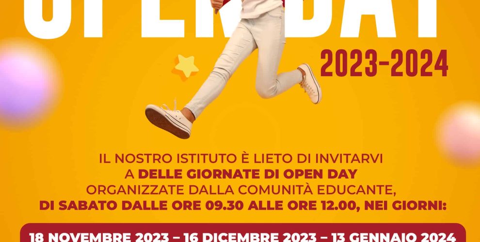 Scuole Pie Napoletane Open Day 2023-2024