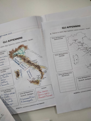 Alpi e Appennini - Quarta Primaria