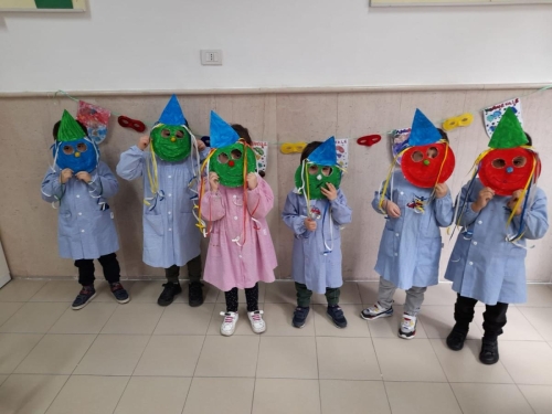 Buon carnevale dai bambini dell' Infanzia