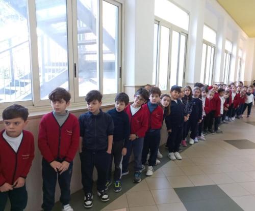 Al suono delle zampogne tutti i bambini del paese accorrevano felici.Stamattina alle scuole Pie Napoletane si annuncia l'arrivo del Natale