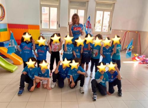 Festeggiamenti per lo scudetto Infanzia