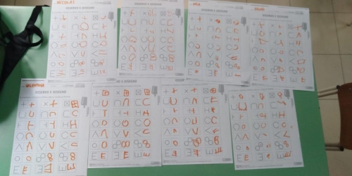 Infanzia A B piccoli-La prescrittura-