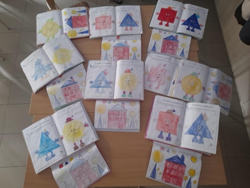 Le Figure geometriche: I fanciulli 5 anni Scuola dell'Infanzia 