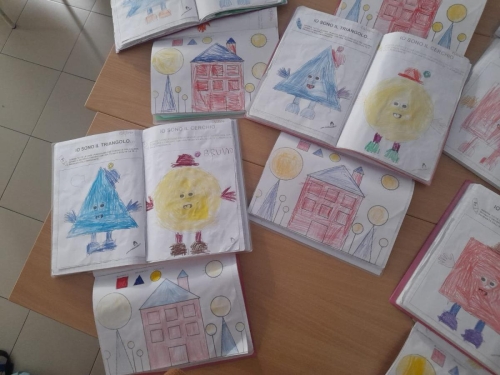 Le Figure geometriche: I fanciulli 5 anni Scuola dell'Infanzia 