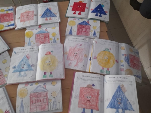 Le Figure geometriche: I fanciulli 5 anni Scuola dell'Infanzia 