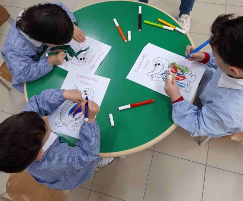 Laboratorio pomeridiano di coloritura