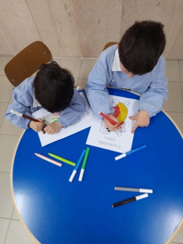 Laboratorio pomeridiano di coloritura