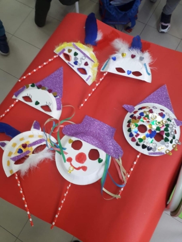 Le nostre maschere di Carnevale Classe Prima Primaria 