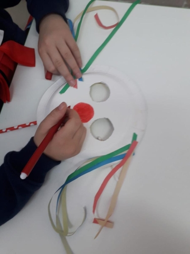 Le nostre maschere di Carnevale Classe Prima Primaria 