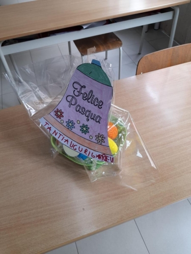 I lavoretti dei fanciulli della Scuola dell'infanzia per la Santa Pasqua 