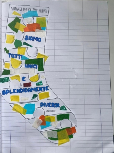 Classe Prima Primaria: "la giornata dei calzini spaiati"