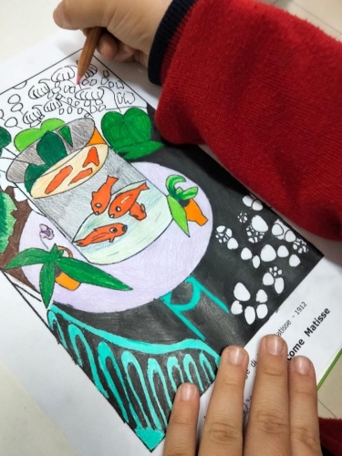scuolepie arte e immagine con la maestra Silvana -  quarta e quinta primaria
