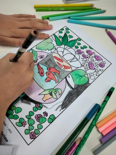 scuolepie arte e immagine con la maestra Silvana -  quarta e quinta primaria