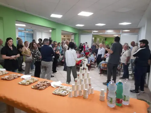 I nonni hanno trascorso una giornata insieme ai loro nipoti 