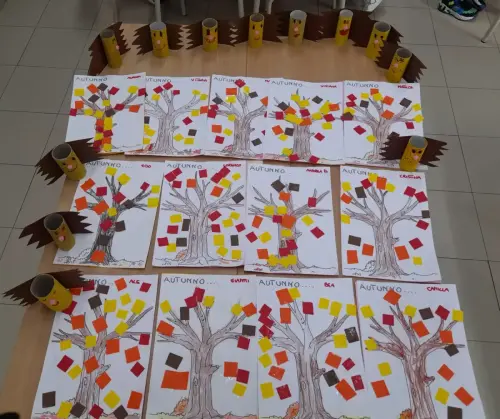 L'Autunno - lavoretto dei bambini dell'Infanzia