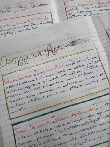 DONNE NELL' ARTE Classe 5 Primaria