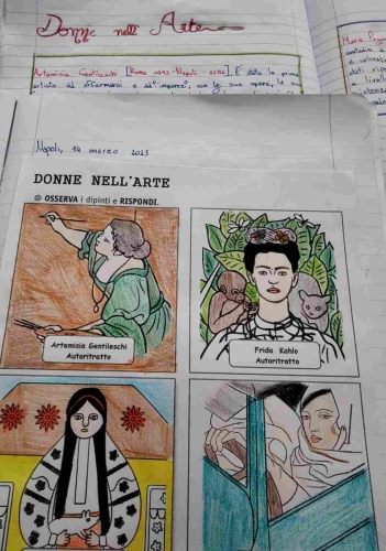 DONNE NELL' ARTE Classe 5 Primaria