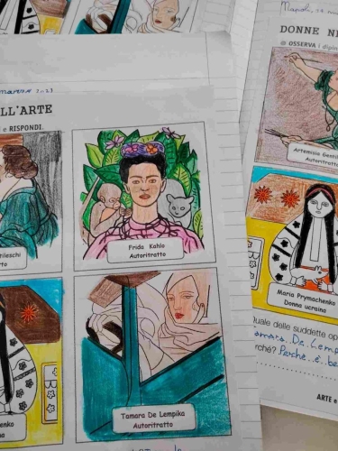 DONNE NELL' ARTE Classe 5 Primaria