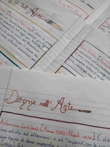 DONNE NELL' ARTE Classe 5 Primaria