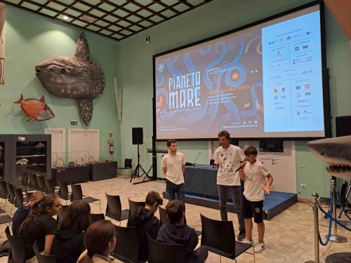 Gli alunni della Secondaria al Pianeta Mare Film Festival- Museo Darwin Dohrn - Napoli
