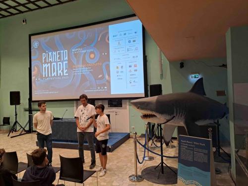 Gli alunni della Secondaria al Pianeta Mare Film Festival- Museo Darwin Dohrn - Napoli
