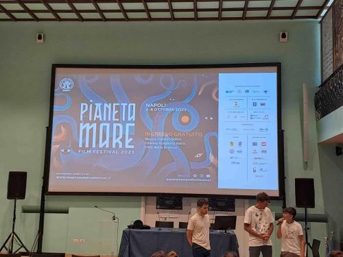 Gli alunni della Secondaria al Pianeta Mare Film Festival- Museo Darwin Dohrn - Napoli