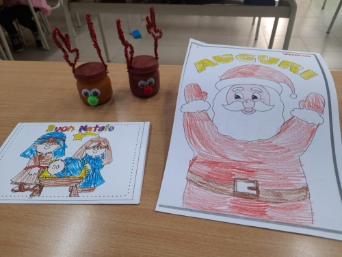 Gli Auguri dei fanciulli della Scuola dell'Infanzia 