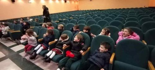Spettacolo con Babbo Natale e gli Elfi - InfanziaUno show ricco di emozione e stupore.Una mattinata fantastica in cui nostri fanciulli hanno partecipato ad un meraviglioso Spettacolo natalizio in compagnia di Babbo Natale e i suoi Elfi. A seguire sono stati coinvolti in attività laboratoriali e ludiche tenute da esperti esterni, giochi di magia e baby dance.